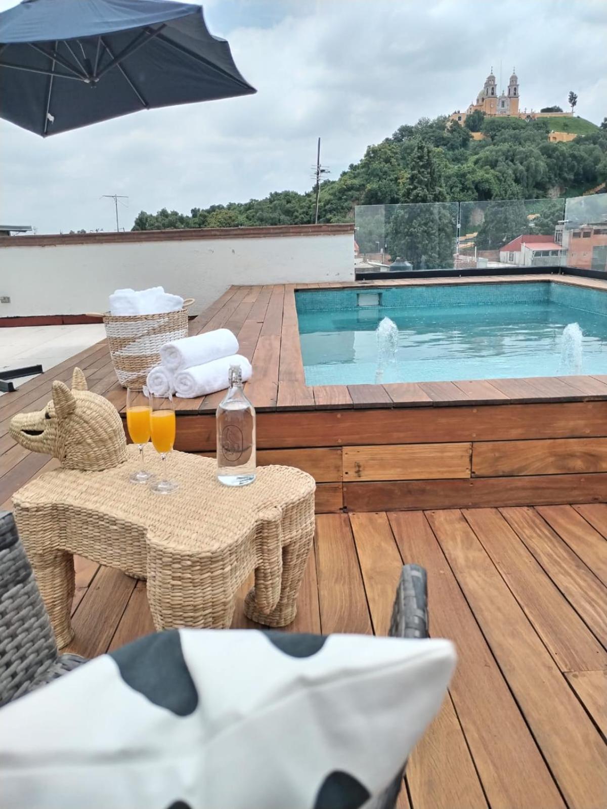 Hotel Casa Chanehque Cholula Ngoại thất bức ảnh